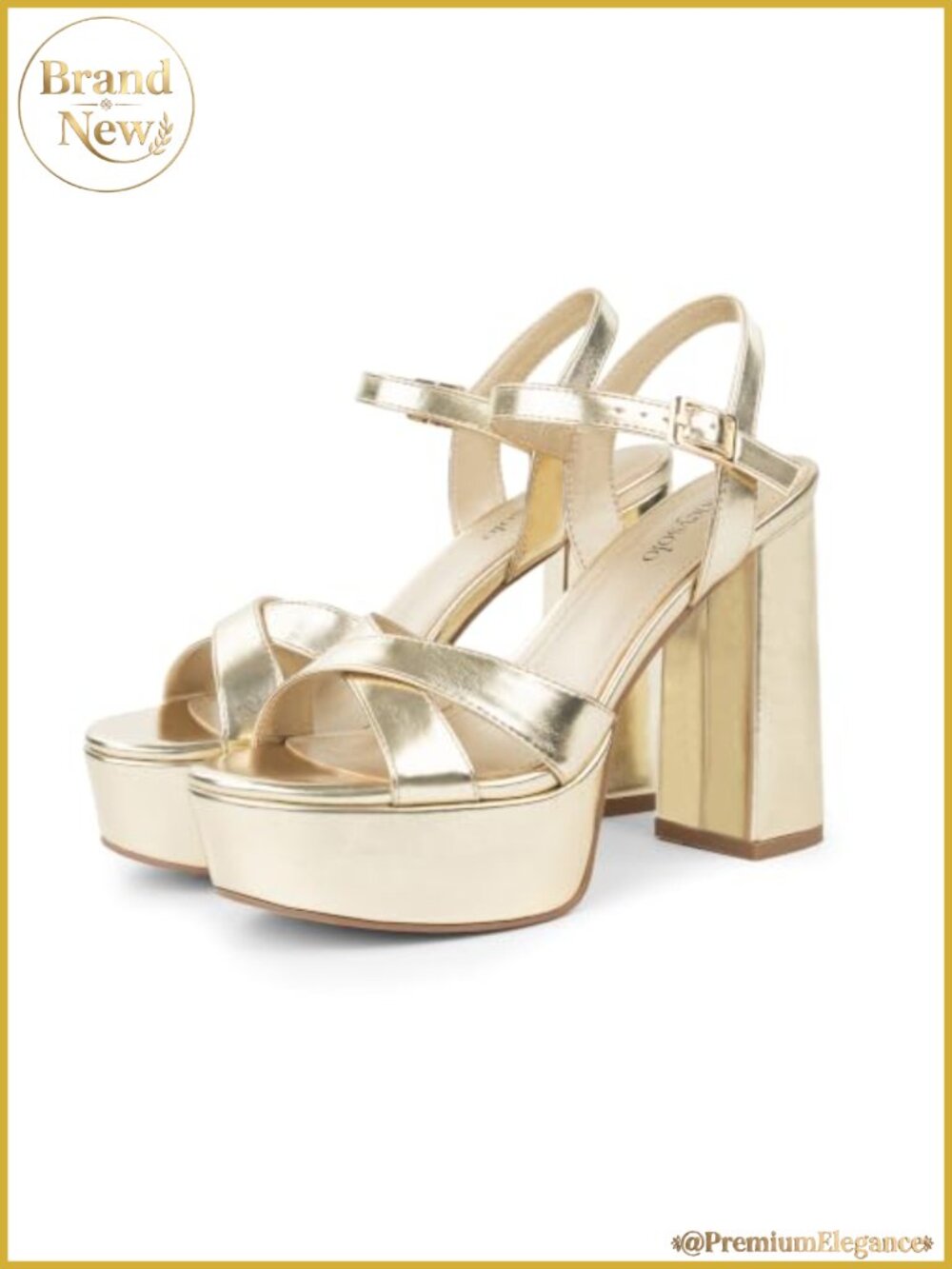 Women's Platform Heel Sandals Open Toe Chunky High Heel